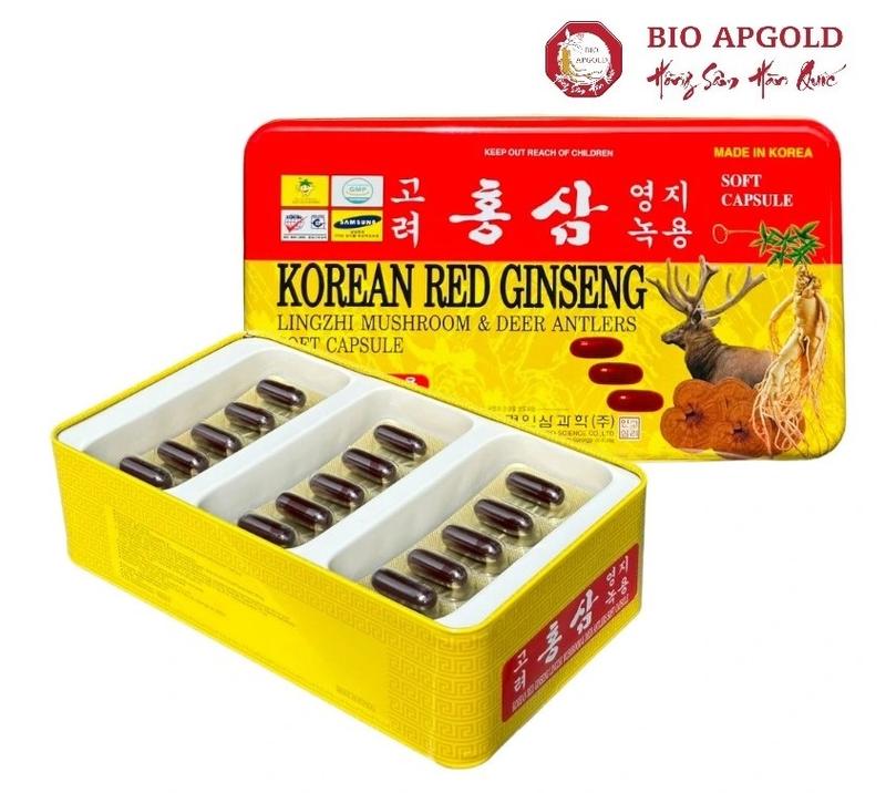 Viên Đạm Sâm Linh Chi Hàn Quốc (Hộp 60 Viên) 0