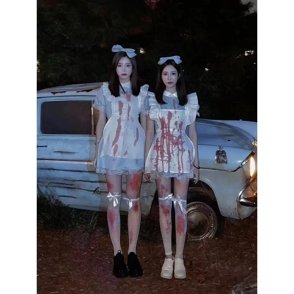 Halloween Cosplay Adult Costume Costume Clothes Women's Clothing Adult Alice in Wonderland Cute Equipment