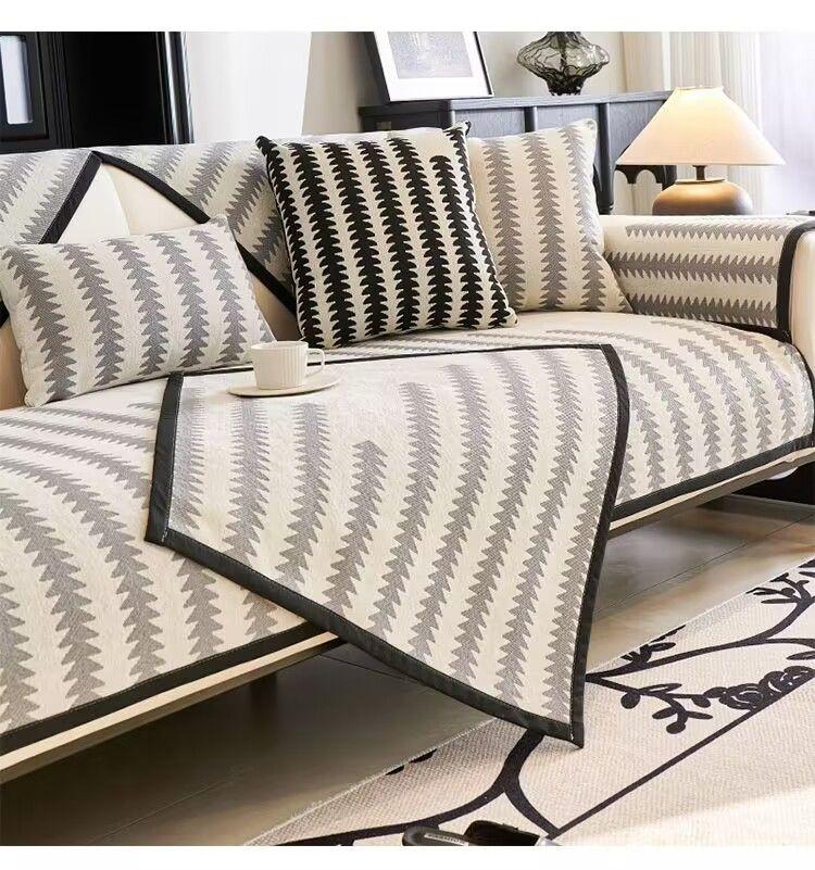 Product Introduction of 2024 New Chenille Sofa Cushion Four Seasons Simple Fashion Seat Cushion Non-slip Leather Sofa Cover Universal 21