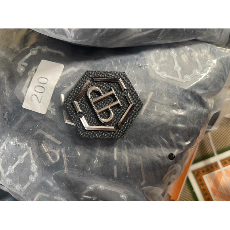 Logo sắt qp philipp plein ảnh thật siêu hot philipp chiếu liệu sắt ko rỉ logo đính quần áo