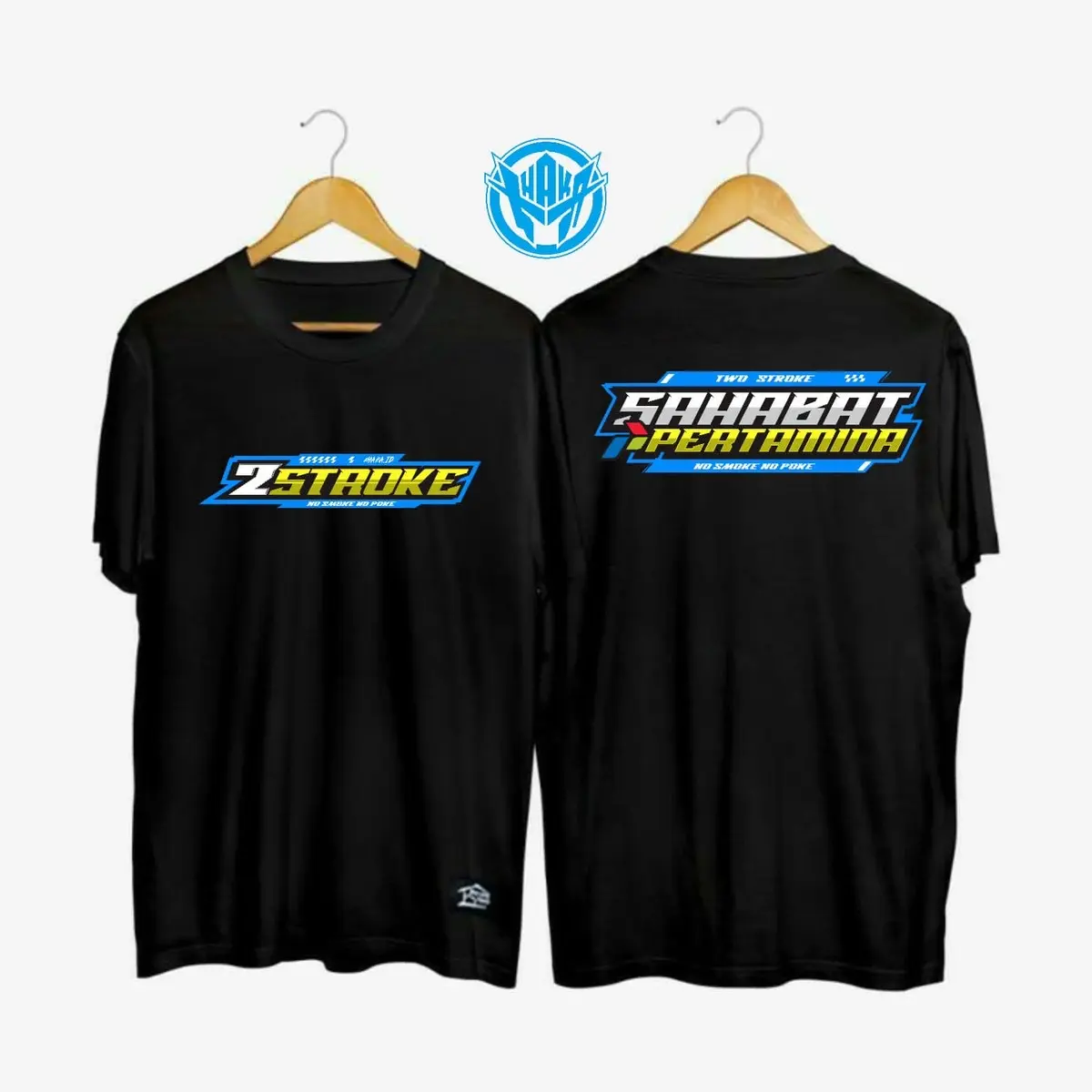 T-Shirt Kaos Racing 2 STROKE SAHABAT PERTAMINA By XHAKA.ID Premium  Cotton Combed 24S Free Sticker Bisa COD