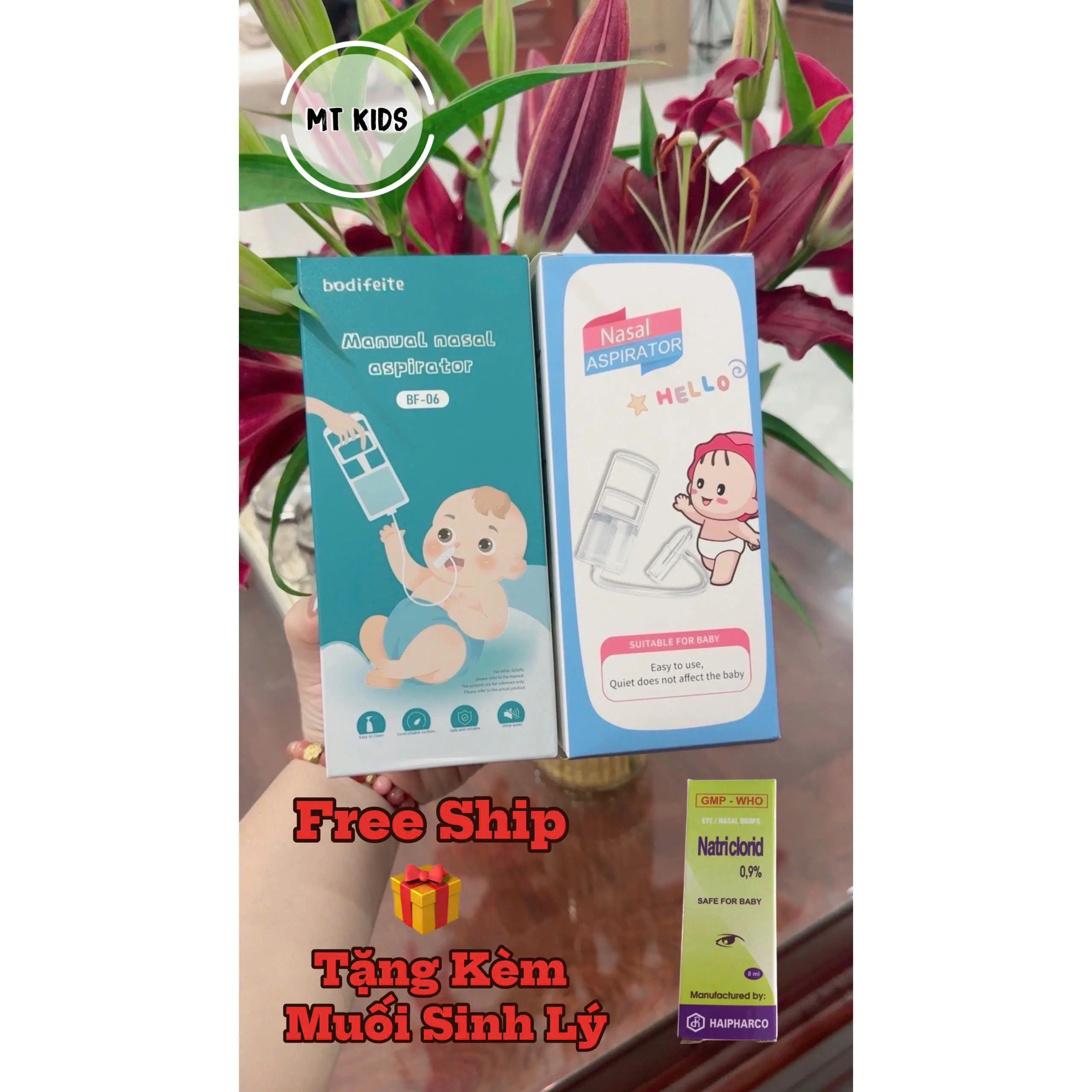 [Tặng Nước Muối Sinh Lý] Dụng Cụ Hút Mũi Cho Bé ( Vỏ Hộp Giao Ngẫu Nhiên )