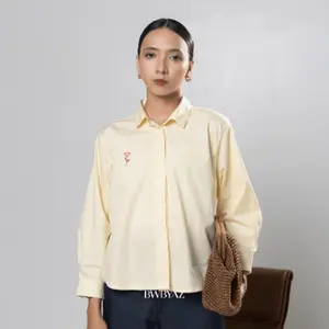 BWBYAZ - Anjani Embroidery Long Sleeve Shirt