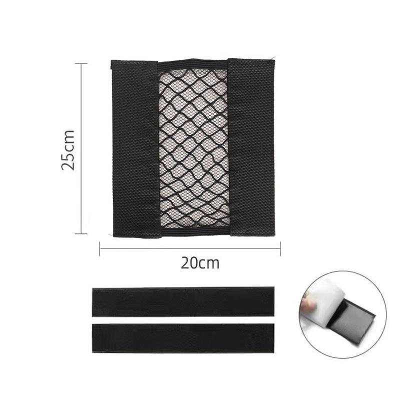 Product Introduction of Lưới Sắp Xếp Cốp Sau Ô Tô, Túi Đựng Đồ Thông Dụng Túi Dây Đàn Hồi Ghế, Miếng Dán Ma Thuật, Túi Đựng Đồ, Túi Sắp Xếp Ô Tô 26