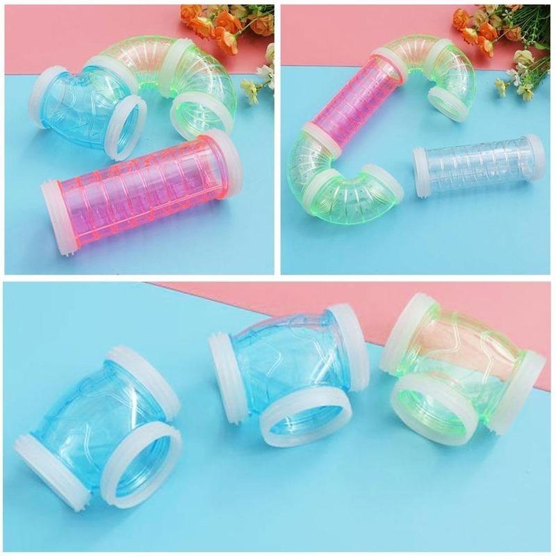 Đường hầm Hamster, Hàng mới về, Thiết kế mê cung nối tự làm, Lồng Hamster, Đi kèm với Cành hoa và Chuột, Ống chui, Ống nhím gấu vàng, Đi kèm bên ngoài 2
