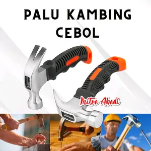 Palu Kambing Cebol Bogel Martil Pendek Mini Claw Hammer