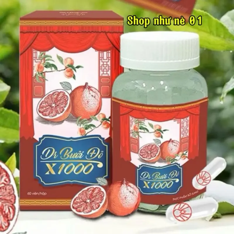 Thực phẩm bổ sung Vitamin Bưởi Phiên bản mới hỗ trợ chăm sóc sắc đẹp người lớn