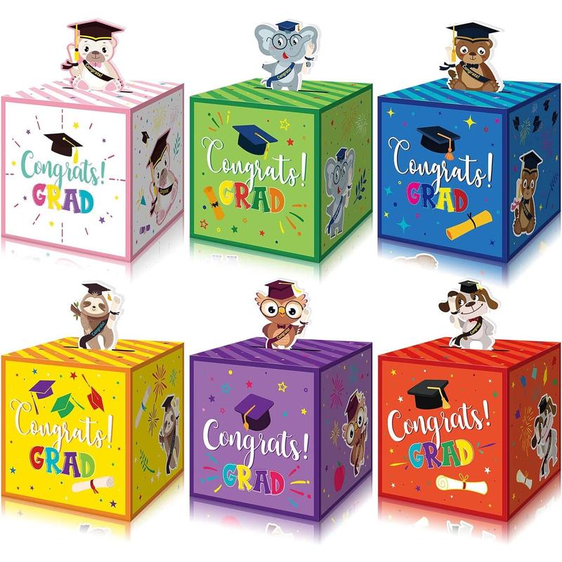 48 count Graduation Party Favors Boxes Small Congrats Grad Box with ...