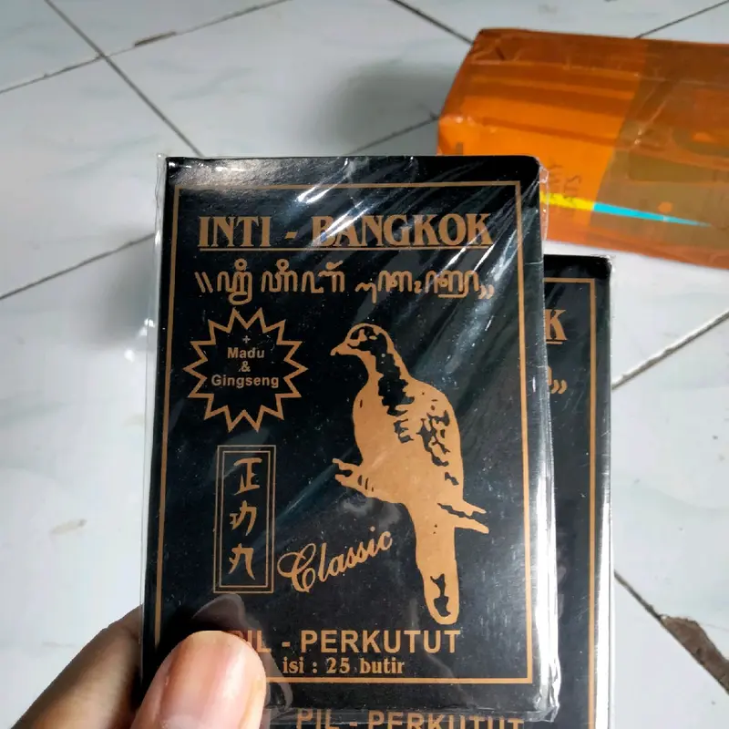 Inti bangkok pil herbal perkutut isi 25 butir 6