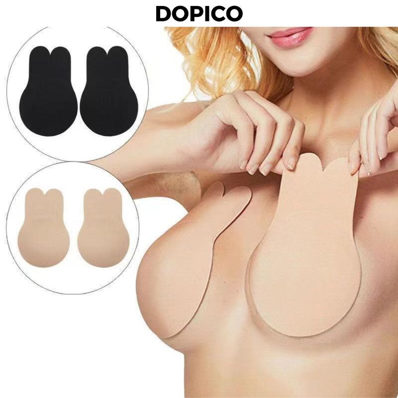 Miếng dán ngực ti Nữ nâng ngực, áo dán ngực tai thỏ chống chảy xệ vòng 1 DOPICO D0950 Bra mieng dan miếng dán vú