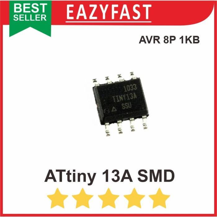 Jual IC Atmel ATTiny13A SMD ATTiny13 ATTiny AT Tiny 13A 13 A Chip Micro ...