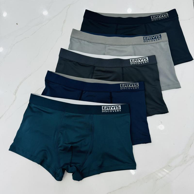 Product Introduction of Combo 5 Quần Boxer - 5 Quần Lót Nam Thun Lạnh Evisris fullsize 36-86kg. Menswear Sịp 2