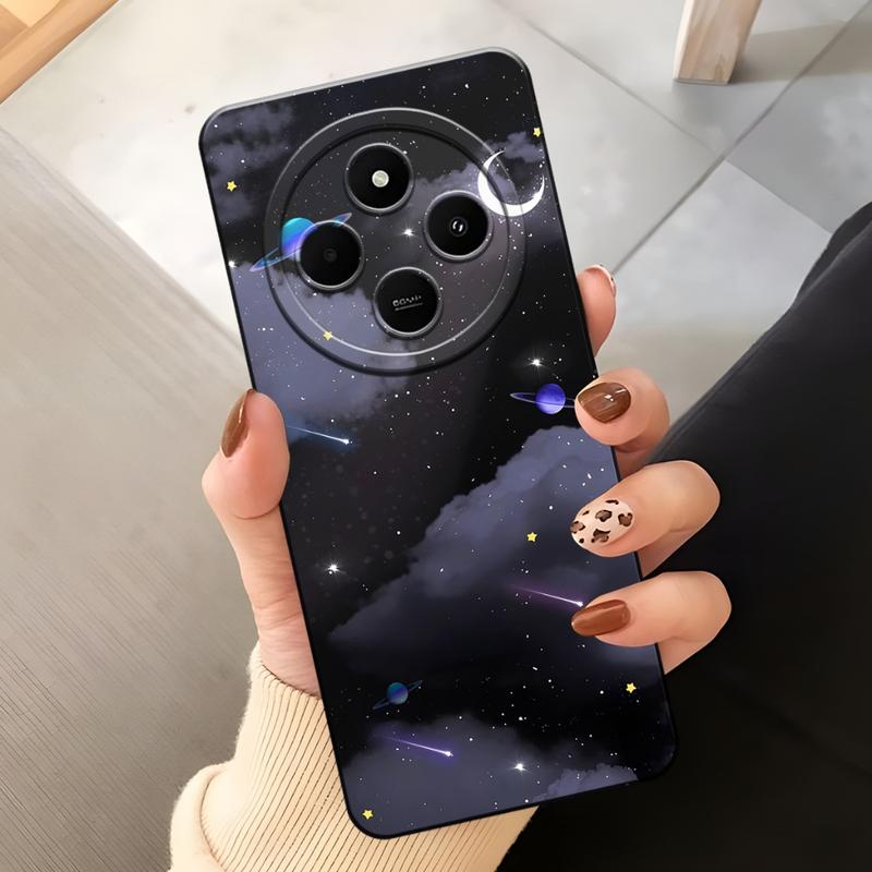 Casing Hp Kompotibel  For Redmi 14C Dan Poco C75 Motif Galaxy 1 -  Casing Hp  - Kesing PR0 Camera - Silikon Mika - Aksesoris Hp - Bisa COD Bayar Ditempat 1