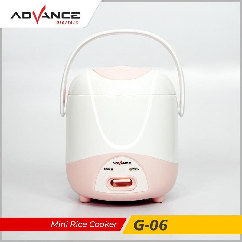 Advance G-06 Mini Rice Cooker Listrik Travel, kapasitas 0.6 liter, Anti lengket, Cocok Untuk Nasi dan Bubur 3