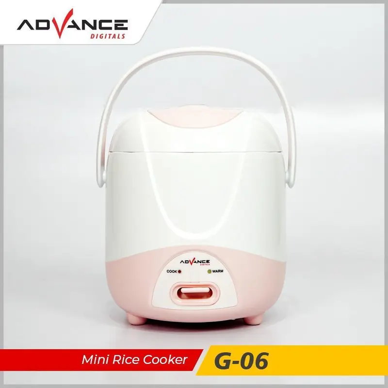 Advance G-06 Mini Rice Cooker Listrik Travel, kapasitas 0.6 liter, Anti lengket, Cocok Untuk Nasi dan Bubur 3
