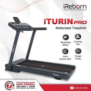 Treadmill Elektrik iReborn I-Turin Pro - Alat Fitness Gym Olahraga Rumahan