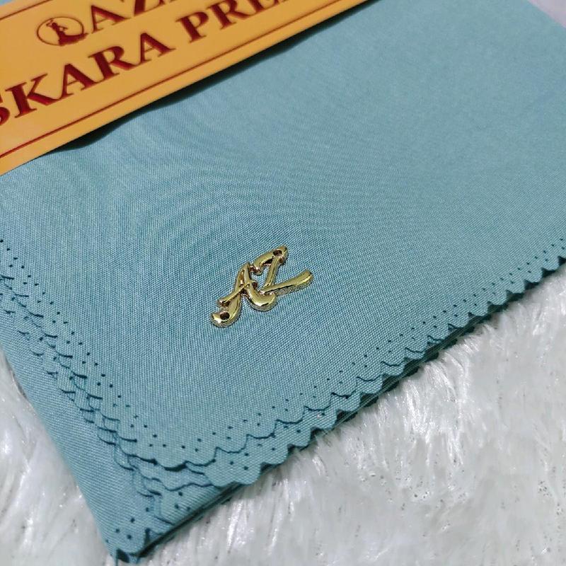 HIJAB JILBAB KRUDUNG SEGI EMPAT VOAL PREMIUM POLOS AZARA LC METAL LOGO TERBARU MURAH 110CM X 110CM Katun Muslim Nyaman Square Kerudung Lembut 3