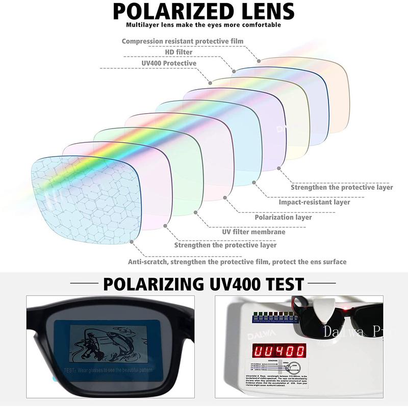 Dalwa Polarized Fishing Glasses Men Cycling Sunglasses Outdoor Sports Goggles Camping Hiking Driving Eyewear UV400 SunGlasses 5