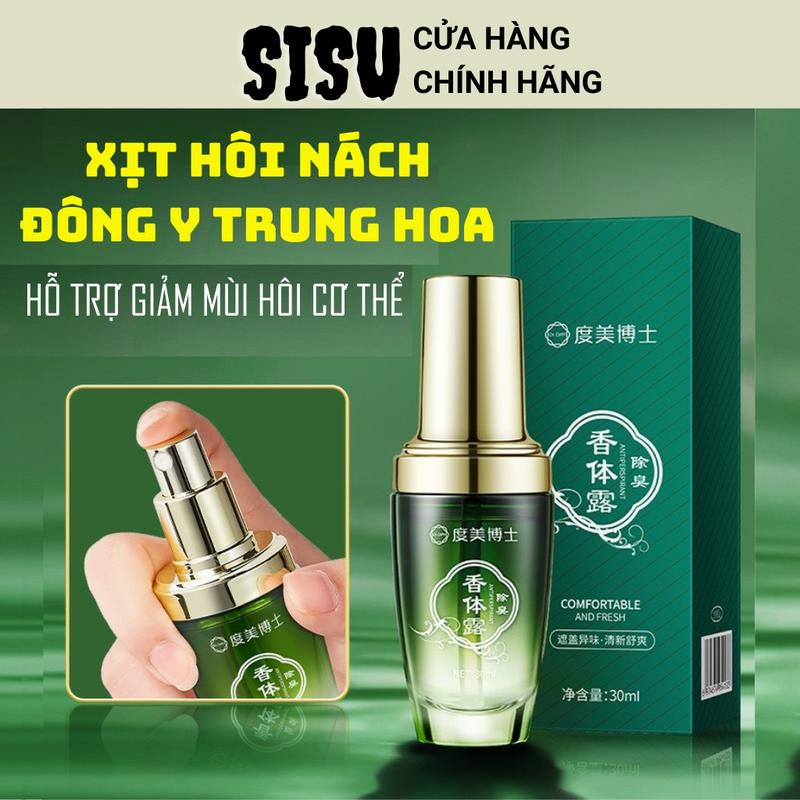  Xịt khử mùi ĐÔNG Y TRUNG HOA DR.DMY. hỗ trợ khử mùi hôi nách sử dụng cho cả nam và nữ 30ml  xịt thơm dịu nhẹ SISU COSMETICS Chăm Sóc Da Women 