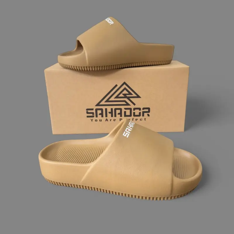 Dép quai ngang bánh mì nam nữ đúc nguyên khối SAHADOR đế cao 4cm siêu êm nhẹ chống trơn trượt DC07 4