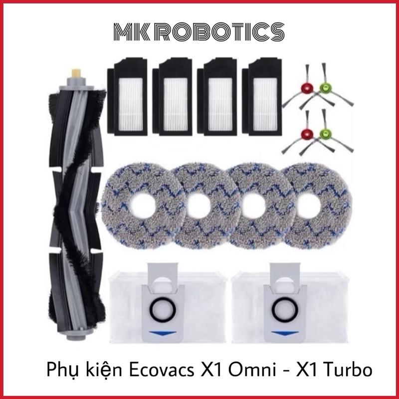 Phụ kiện thay thế Ecovacs Deebot X1 Omni - X1 Turbo. (MỚI 2024 - Chính Hãng) 0