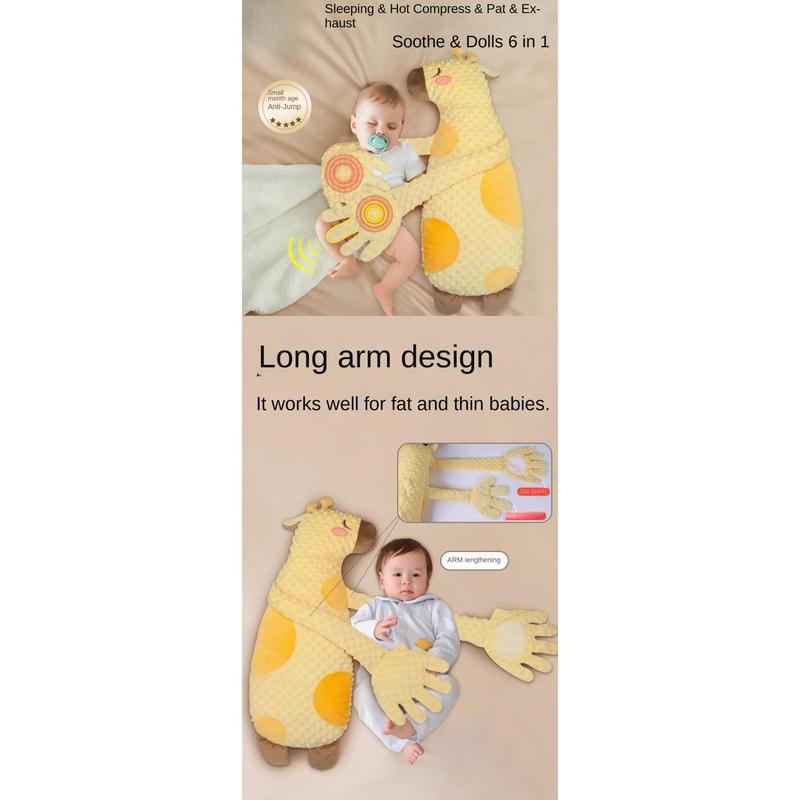 Product Introduction of New Electric Baby Sleeping Palm Washable Soft Velvet Baby Sleeping Patting Doll Cartoon with Remote Control Baby Hand Pillow Newborns 22