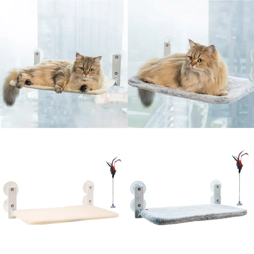 Cute Pet Hanging Beds Bearing Cat Sunny Window Seats Mount Cat Pet Hammock