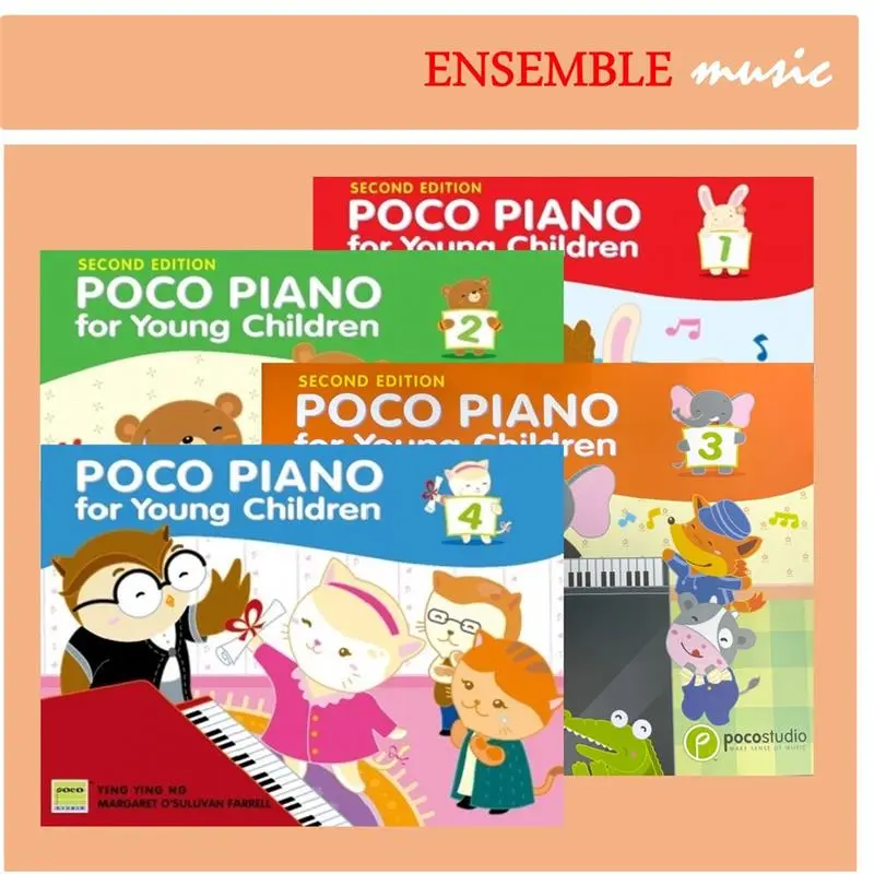 original POCO Piano For Young Children 1, 2, 3, 4