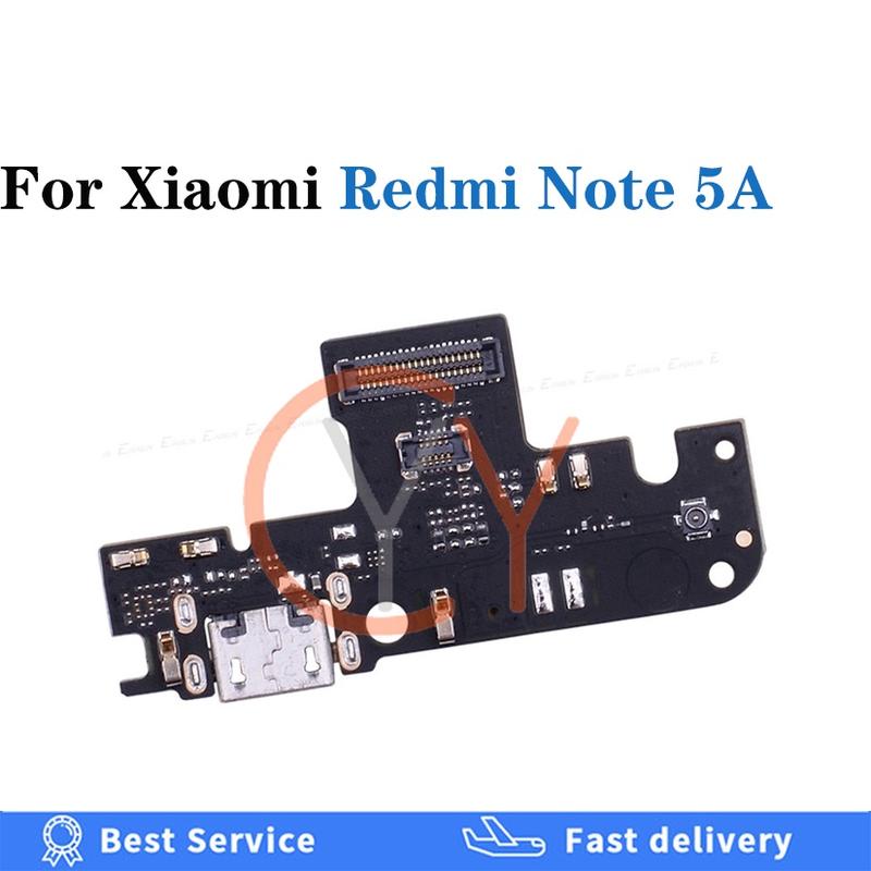 For XiaoMi Redmi Note 5A 4 4X 4A 3 3S 2 2A Pro USB Charging Port Dock Connector Charge Board Flex Cable Replacement Spare Parts 3
