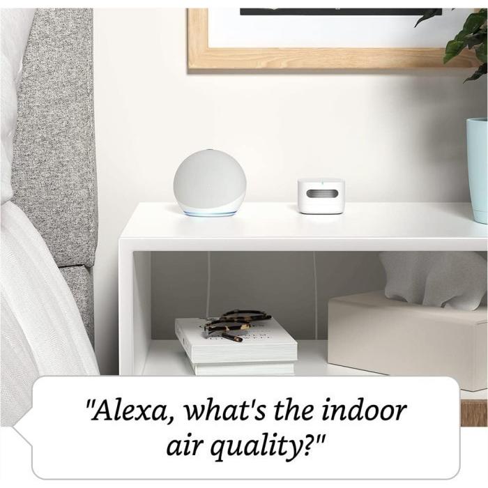 Alexa Smart Air Quality Monitor, Works with Alexa / Echo. PM 2.5 more