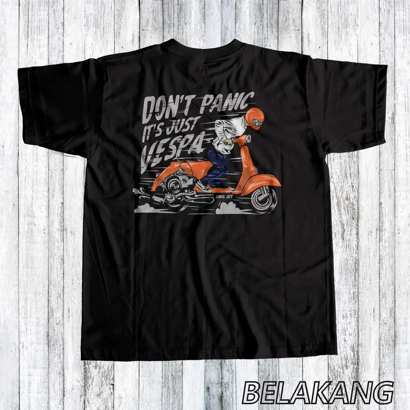 Kaos Vespa / Kaos Don't Panic it's Just Vespa / Kaos Vespa Racing 0