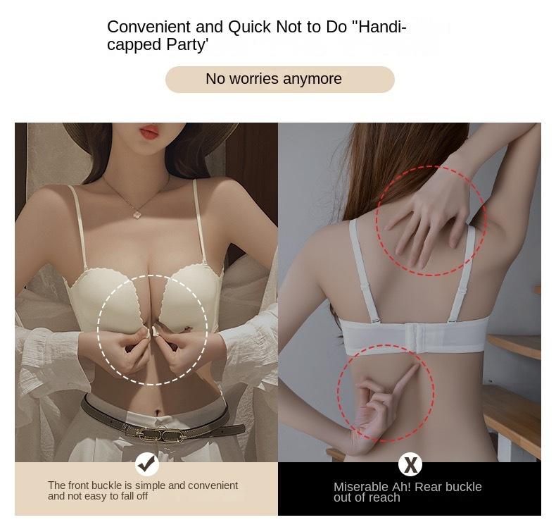 Product Introduction of Áo Ngực Không Dây, Thời Trang, Khóa Trước, Liền Mạch, Lưng Đẹp Gợi Cảm, Ngực Nhỏ Đẩy Lên, Lớn Và Thoải Mái, Áo Ngực Đồ Lót Nữ 6
