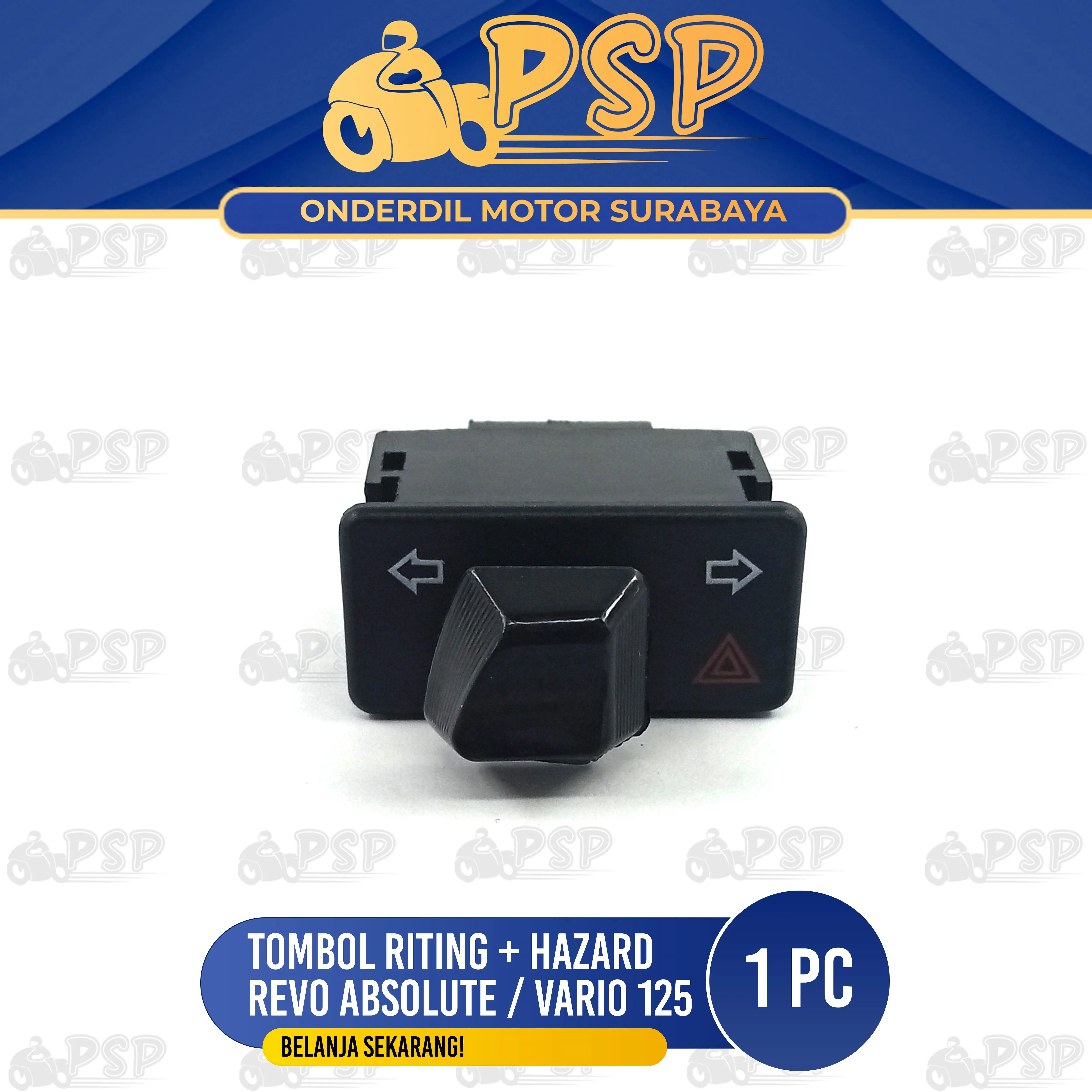 Tombol Riting Modif + Hazard Revo Absolute - Saklar Sakelar Switch Swit Lampu Bohlam Ritting Reting Sen Sein Modifikasi Vario 125 Lama Beat Fi Old Lama