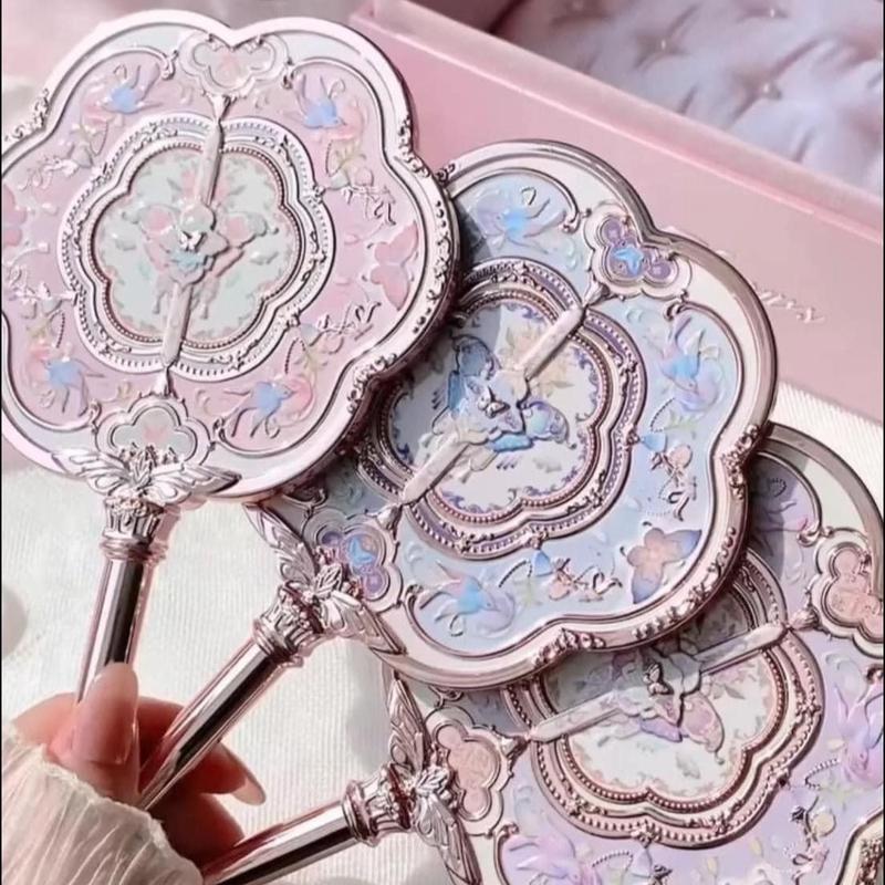 (Có Sẵn) Gương cầm tay Flower Knows nhiều BST: Swan, Hồ Điệp, Bướm KN 8 năm, Tiên Cá, Fairy,Dâu