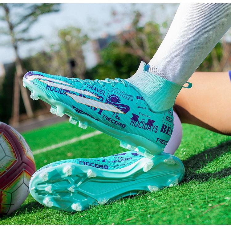 Product Introduction of Soccer Shoes Men's Adult Sports Soccer Shoes Long Broken Nail Training TF Boy Student Professional Short Studs Youth Sneakers 16