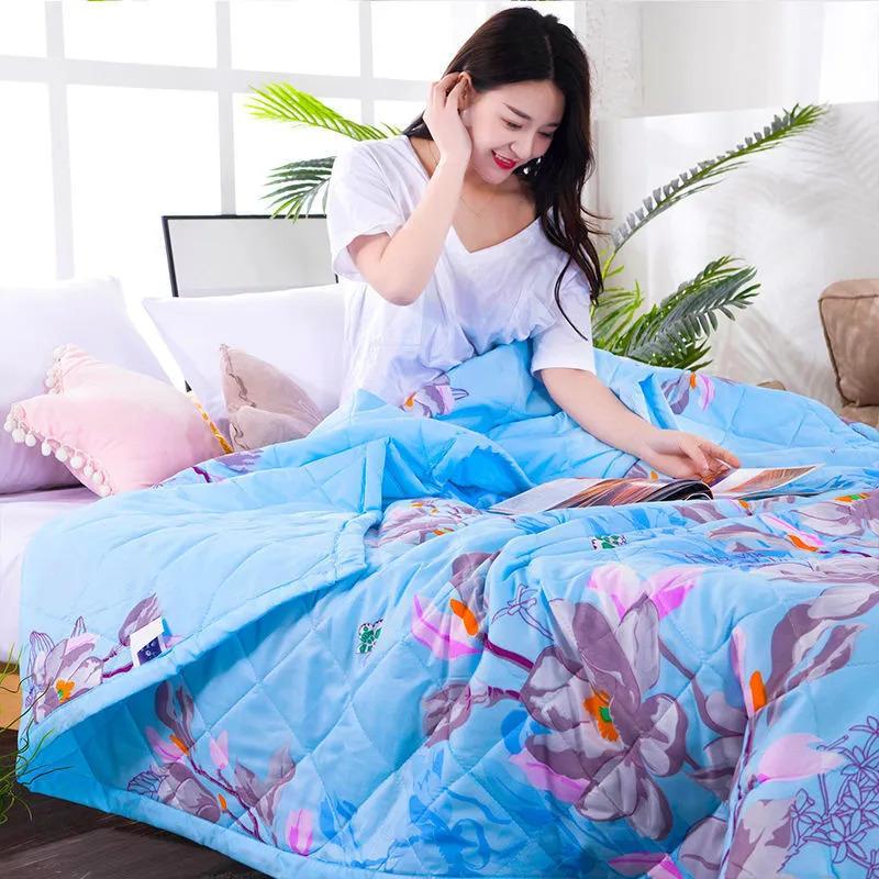 Product Introduction of Super Soft Washed Cotton Summer Blanket Comforter Thin Quilt Single/Queen/King Bed Cover 9