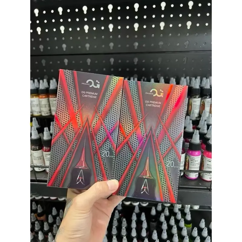 ￼OG - Kim Xăm Đạn OG Đỏ cao cấp 20 cây/hộp -tattoochihien 5
