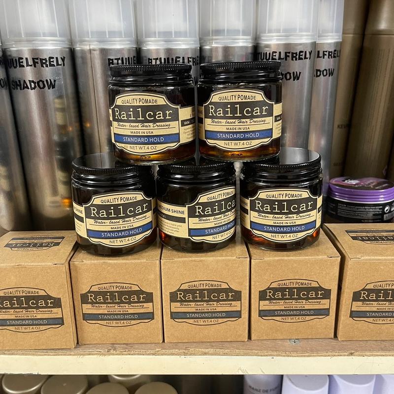 Sáp vuốt tóc Pomade Railcar #pomade Độ giữ nếp tuyệt đối 5/5 chất sáp mềm mịn bóng nhẹ tự nhiên hoàn hảo