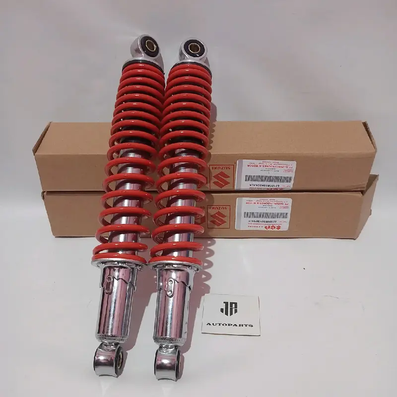 SHOCKBREAKER BELAKANG SEPASANG Kanan-kiri SUZUKI Shogun 125 SP FL Sogun 125 ( MERAH ) 1