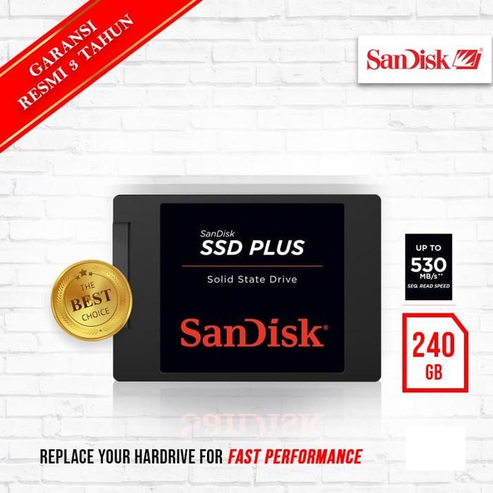 SSD Sandisk Plus 240GB Storage 0