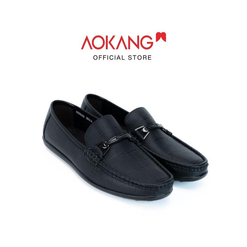 AOKANG | Giày Tây Nam Cao Cấp Được Làm Bằng Da Bò Thật Nhập Khẩu Từ Ý, Kiểu Dáng Loafer Rất Phù Hợp Trong Môi Trường Công Sở Và Dạo Phố [1233324002] giày  tây giày  da giày  nam giày  penny