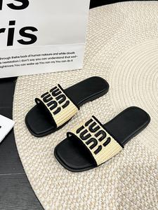 Women's Fashionable Plain Color Slides, Casual Comfortable Flat Sandals for Indoor Outdoor Wear, All-match Slippers for Daily Wear, Walking Shoes