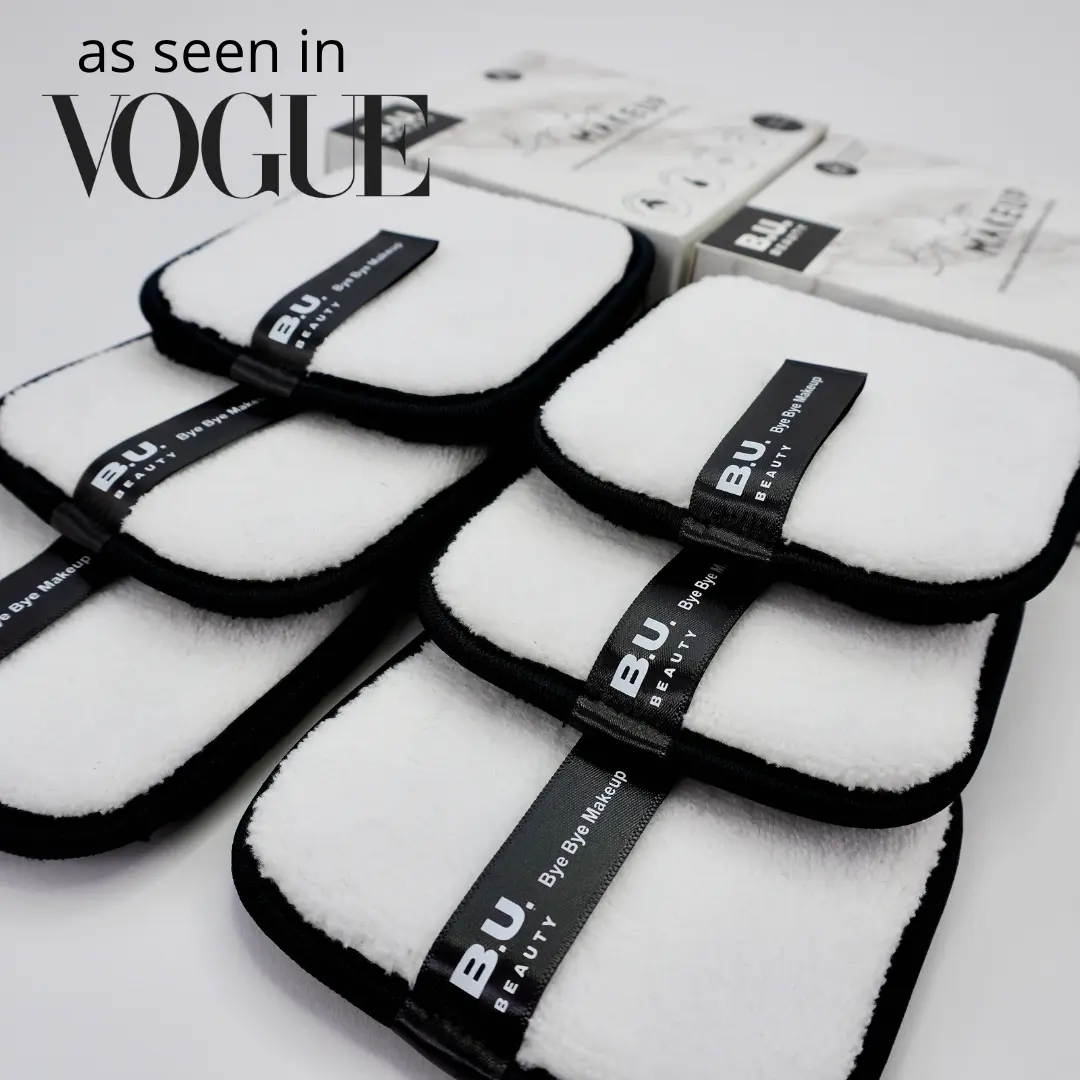 B.U. BEAUTY Wipe the week AWAY reusable makeup remover pads kit Sensitive Skin Waterproof Makeup Remover All Skin Types Remover Wipes