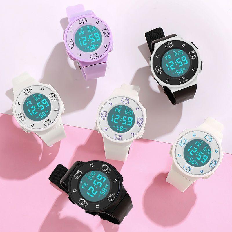Product Introduction of Đồng Hồ Hello Kitty, Phong Cách Sinh Viên Mới Nhất, Thiết Kế Hoạt Hình Kitty Dễ Thương Và Dễ Phối Đồ Quà Tặng Sinh Nhật Nữ Tính, Năm 2025, 4372 Nhận xét Tích Cực 4