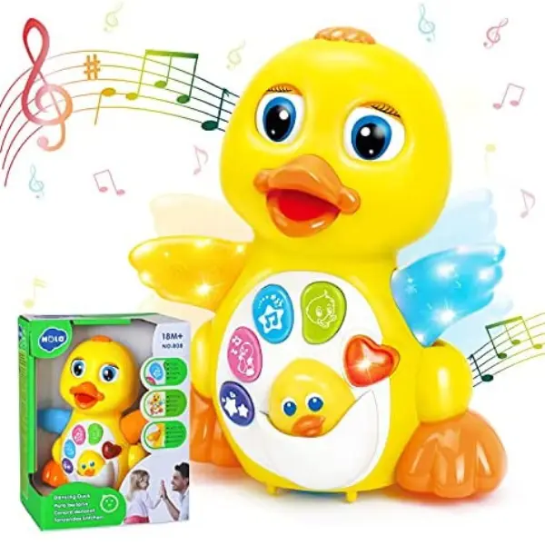 Đồ Chơi Chú Vịt Nhảy Múa Phát Nhạc Có Đèn Vui Nhộn, Vịt Nhảy Theo Nhạc Toy 0