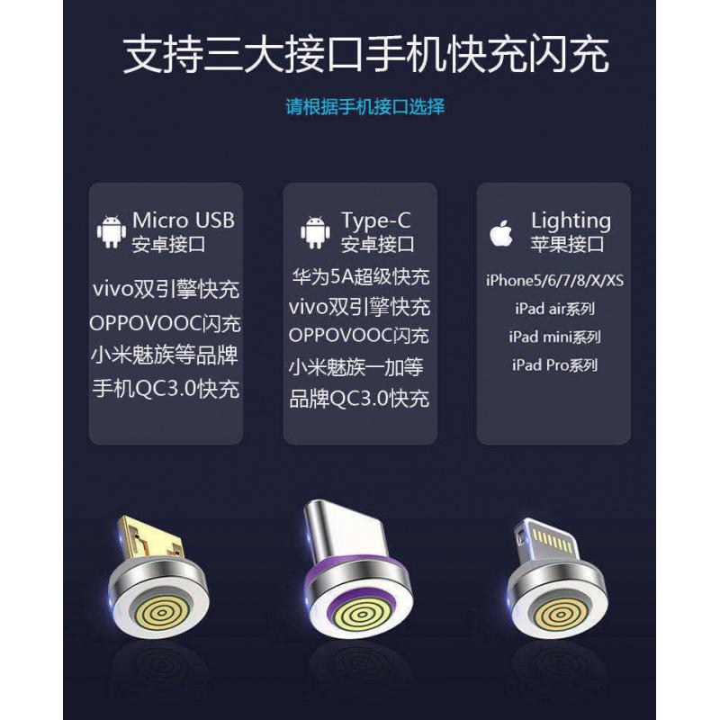 Product Introduction of 5A magnetic fast charging data cable Android suitable for VIVO magnetic Huawei super fast charging Xiaomi OPPO charging cable 1