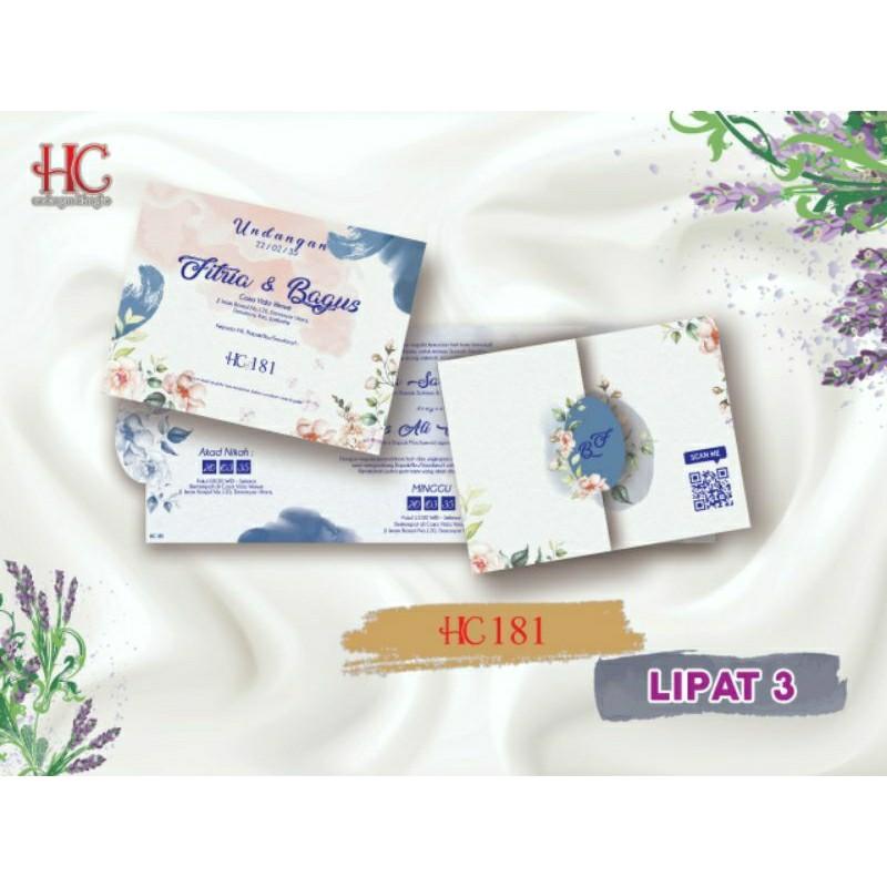 Undangan Pernikahan Kekinian HC 181 Elegan Modern Paket Lengkap 100 PCS Gratis Label & Plastik - JanjiKita | Default