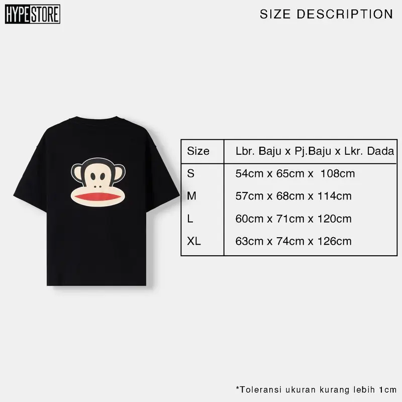 Hypestore Kaos Pria - Bershkka Paul Frank Plush Short Sleeves 6
