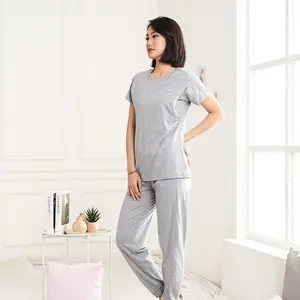 (JUMBO) Casual SET Baju Menyusui - Celana Jogger Combed Cotton