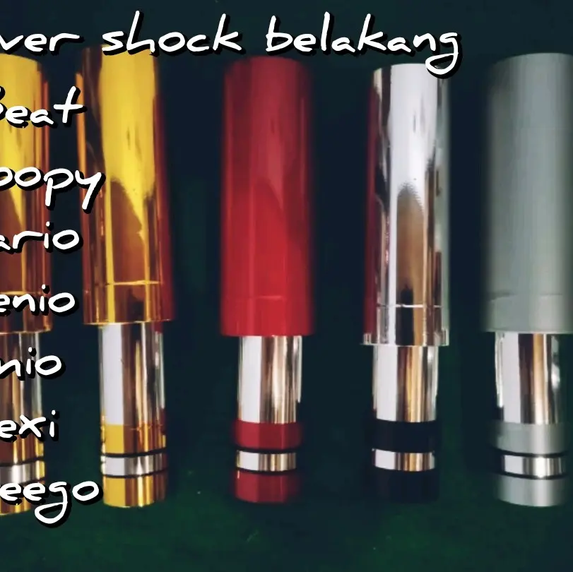 COVER SHOCK BELAKANG BEAT , VARIO , SCOOPY ,LEXI ,MIO ,FREEGO